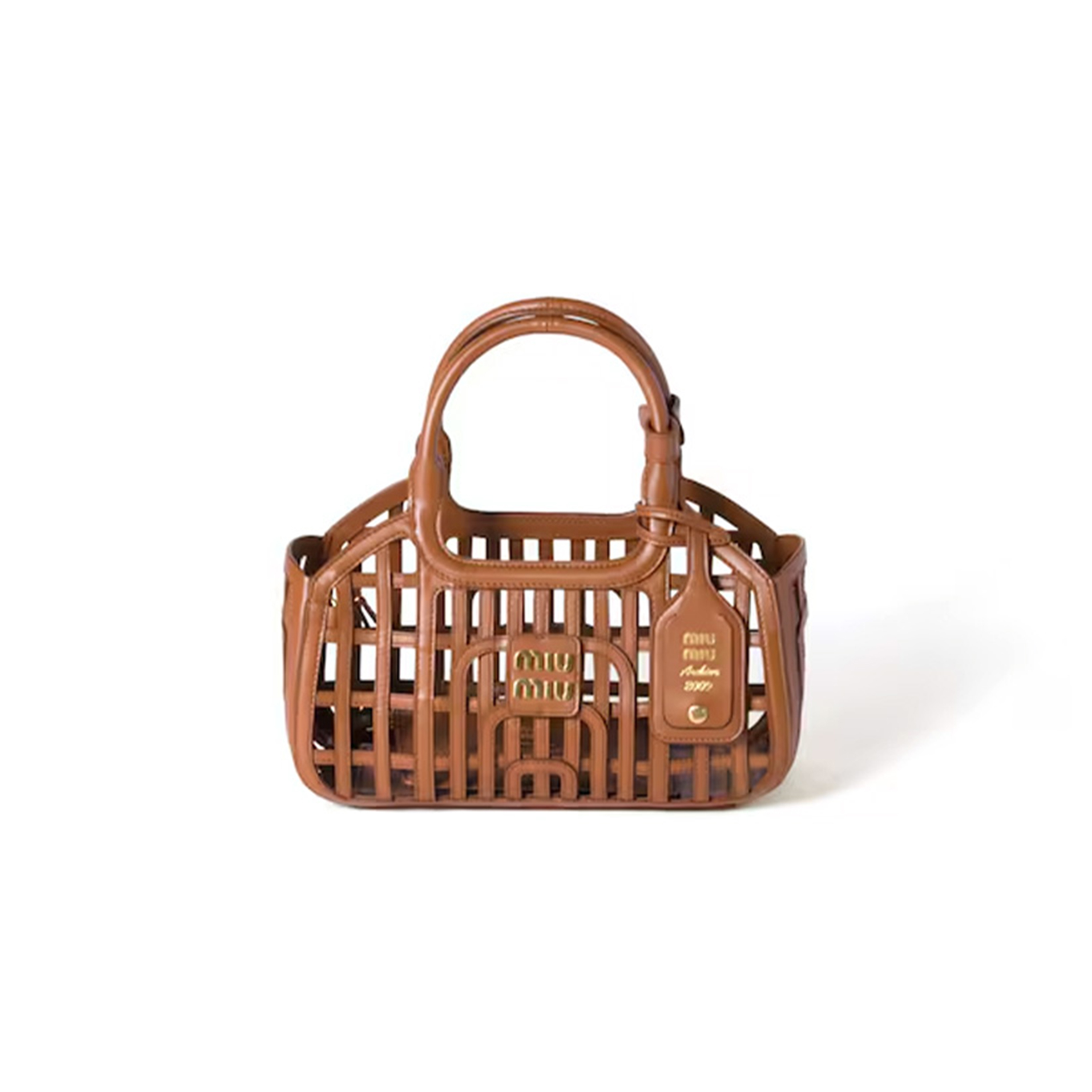 MIU MIU CALFSKIN SHOULDER BAG 5BA294 (24*12.5*9cm)